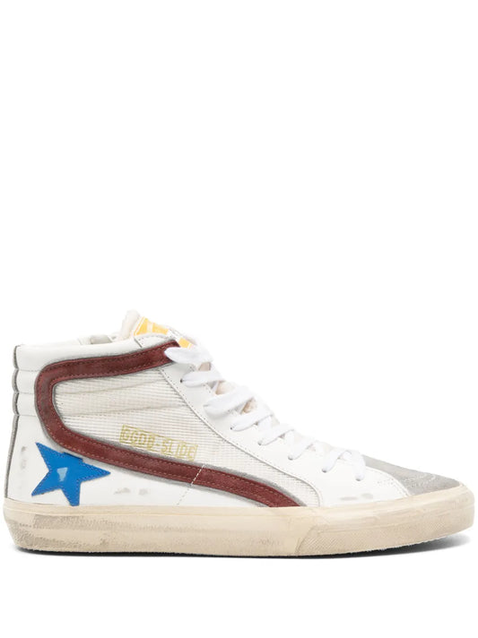 Golden Goose star-patch lace-up sneakers