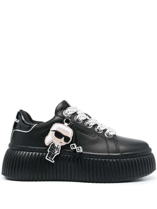 Karl Lagerfeld logo-charm flatform sneakers