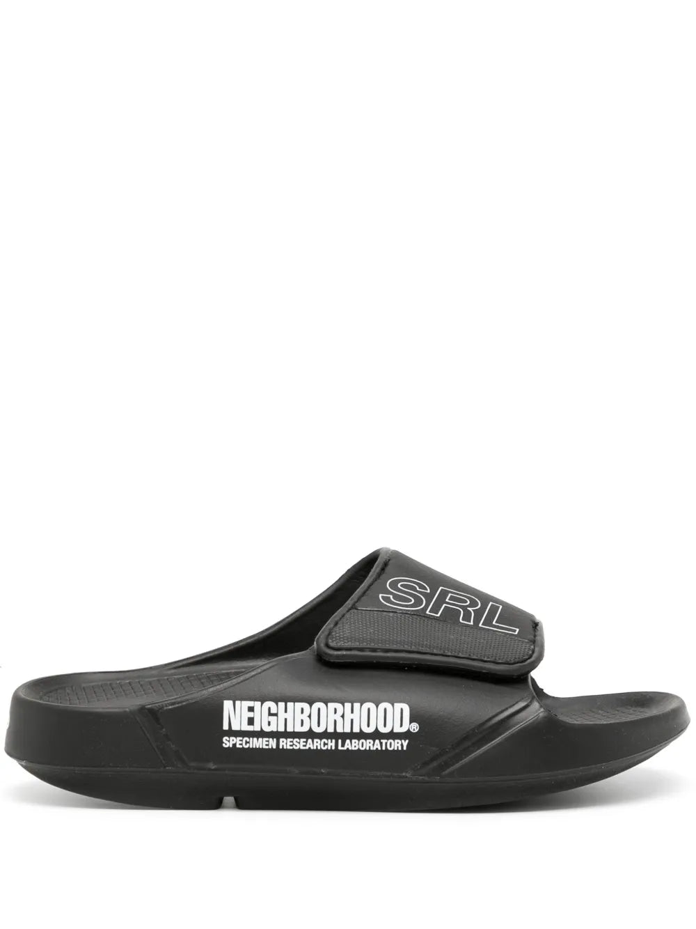 Neighborhood logo-print touch-strap slides 