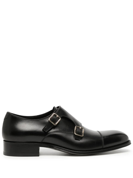 TOM FORD Claydmon leather monk shoes