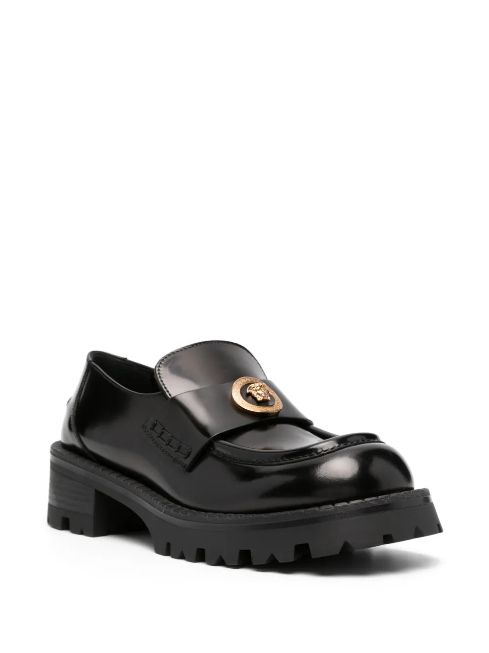 Versace Alia 50mm patent-leather loafers