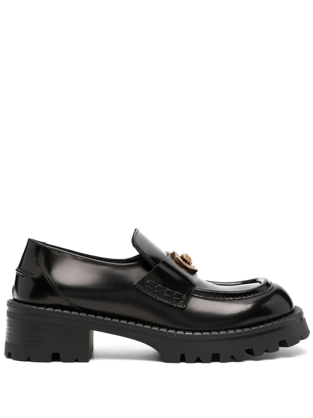 Versace Alia 50mm patent-leather loafers