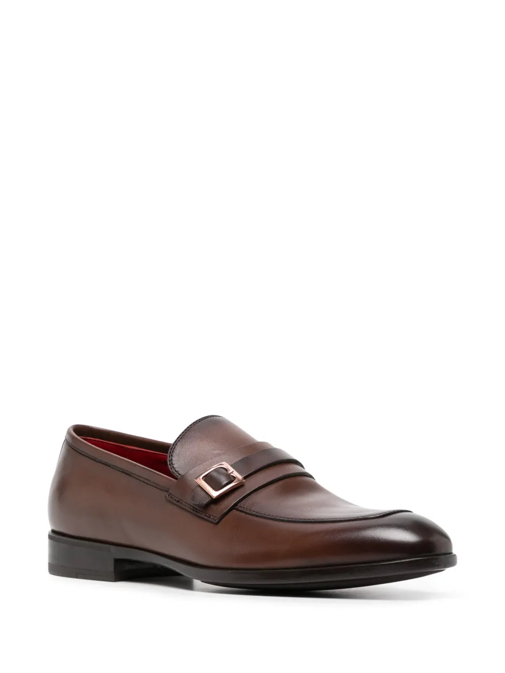 Barrett buckle-detail leather loafers