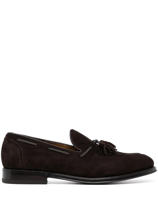 Barrett tassel-detail suede loafers
