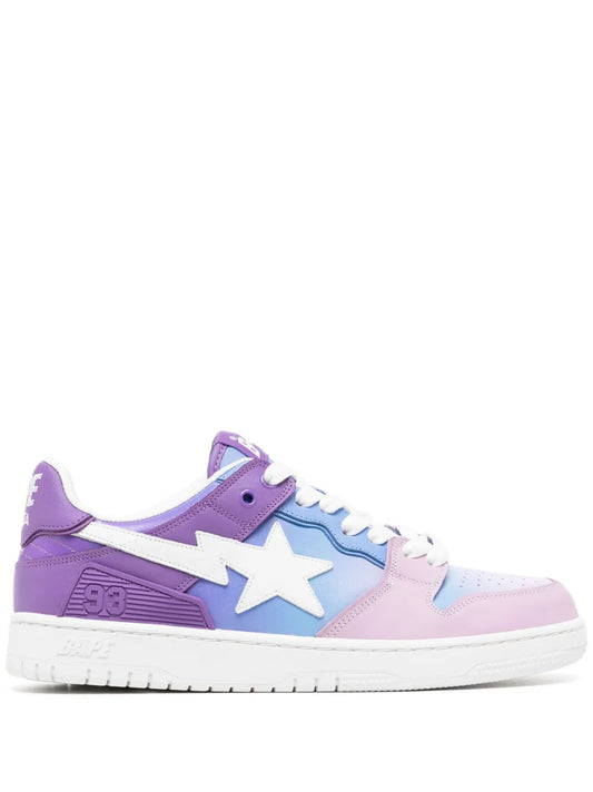 A BATHING APE® Bape SK8 logo-patch sneakers