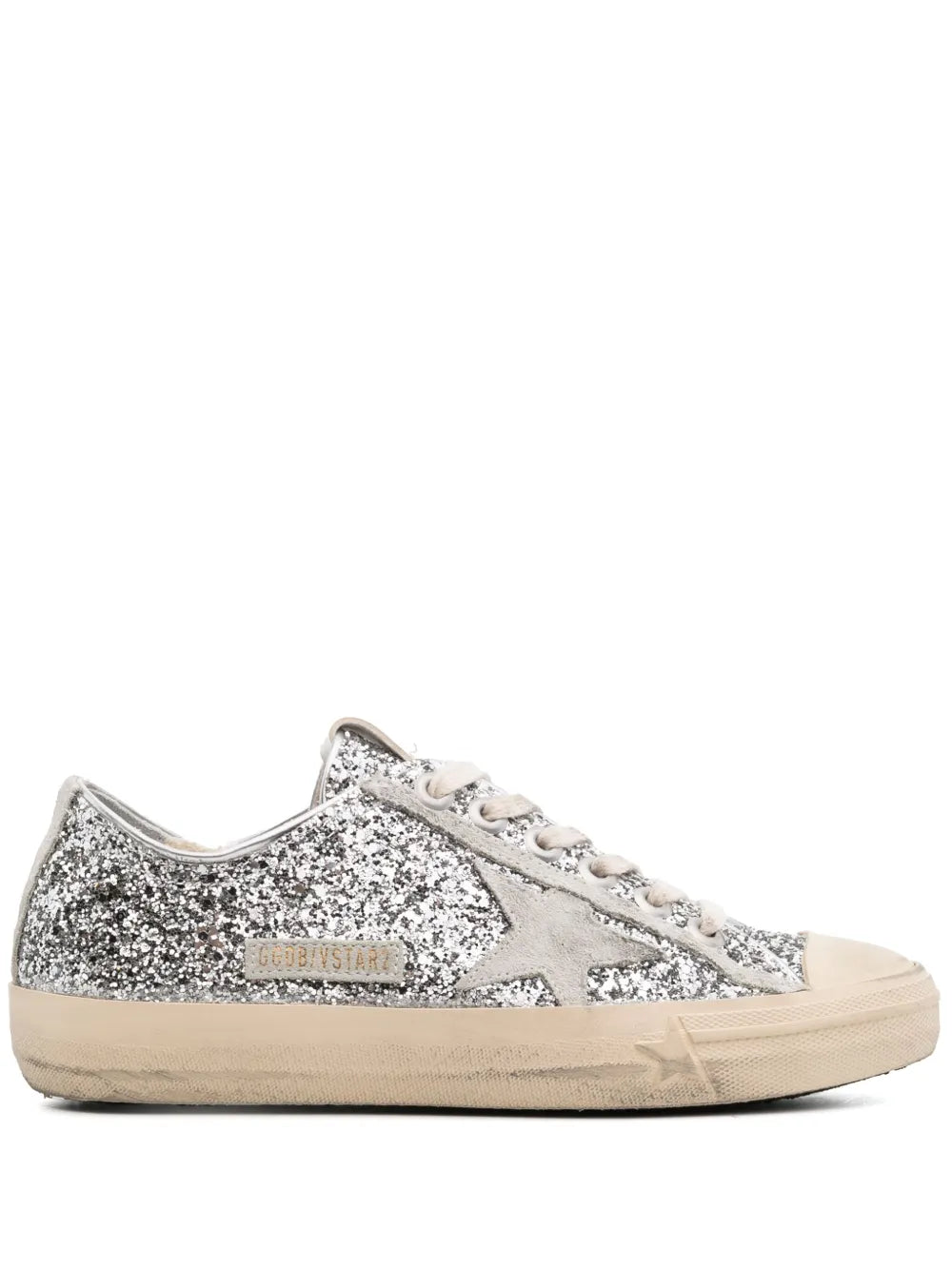 Golden Goose V-Star glittered sneakers