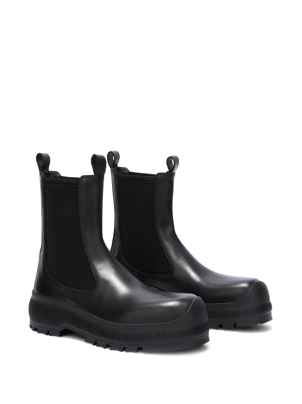Jil Sander leather Chelsea boots