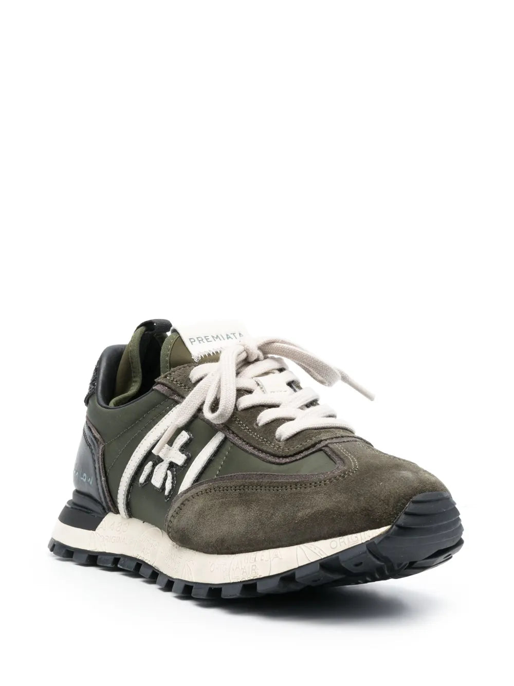 Premiata John Low logo-patch sneakers