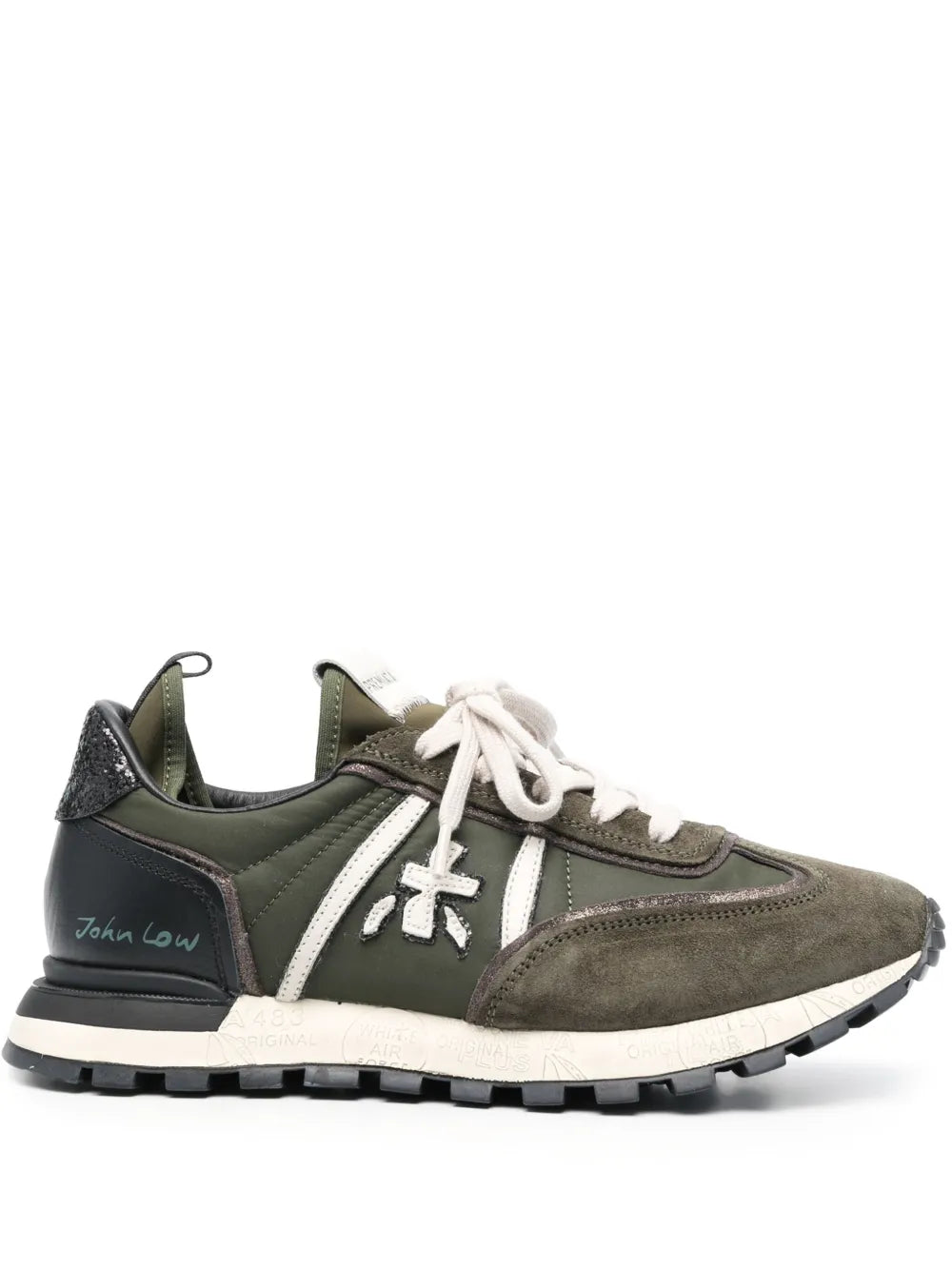 Premiata John Low logo-patch sneakers