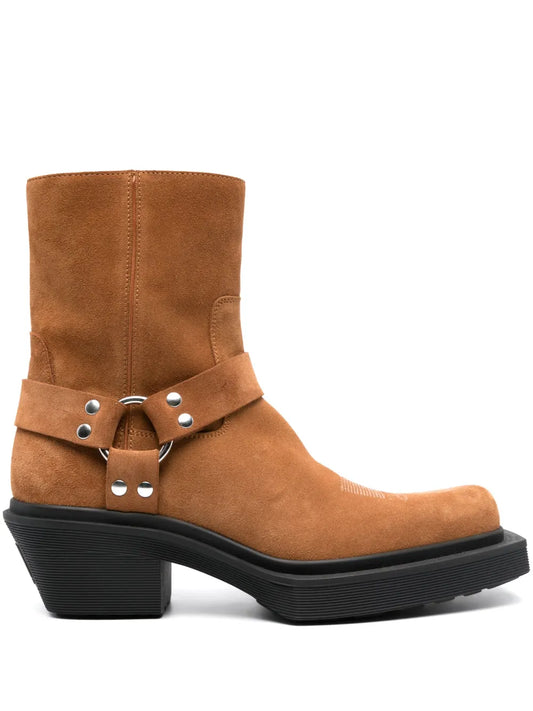 VTMNTS Harness 70mm suede ankle boots