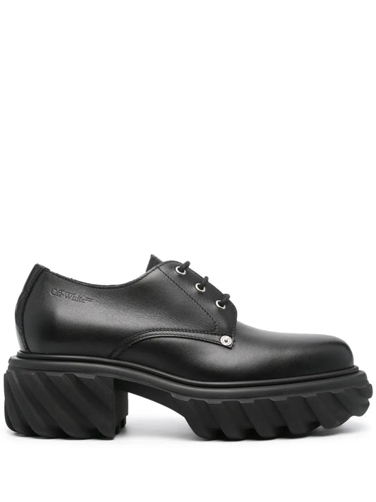 Off-White Exploration leather derby shoes