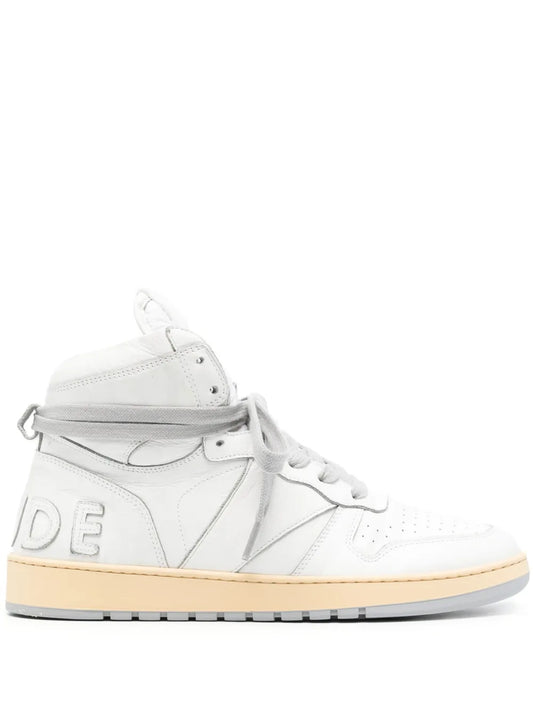 RHUDE Rhecess high-top leather sneakers