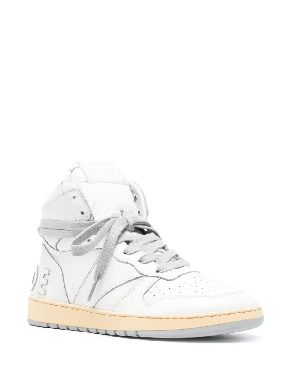 RHUDE Rhecess high-top leather sneakers