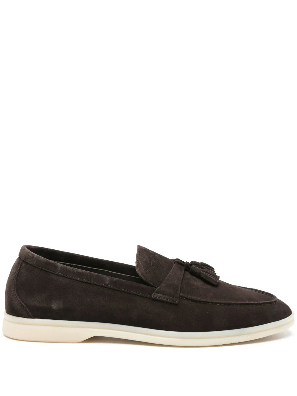 Scarosso tassel-detail suede loafers
