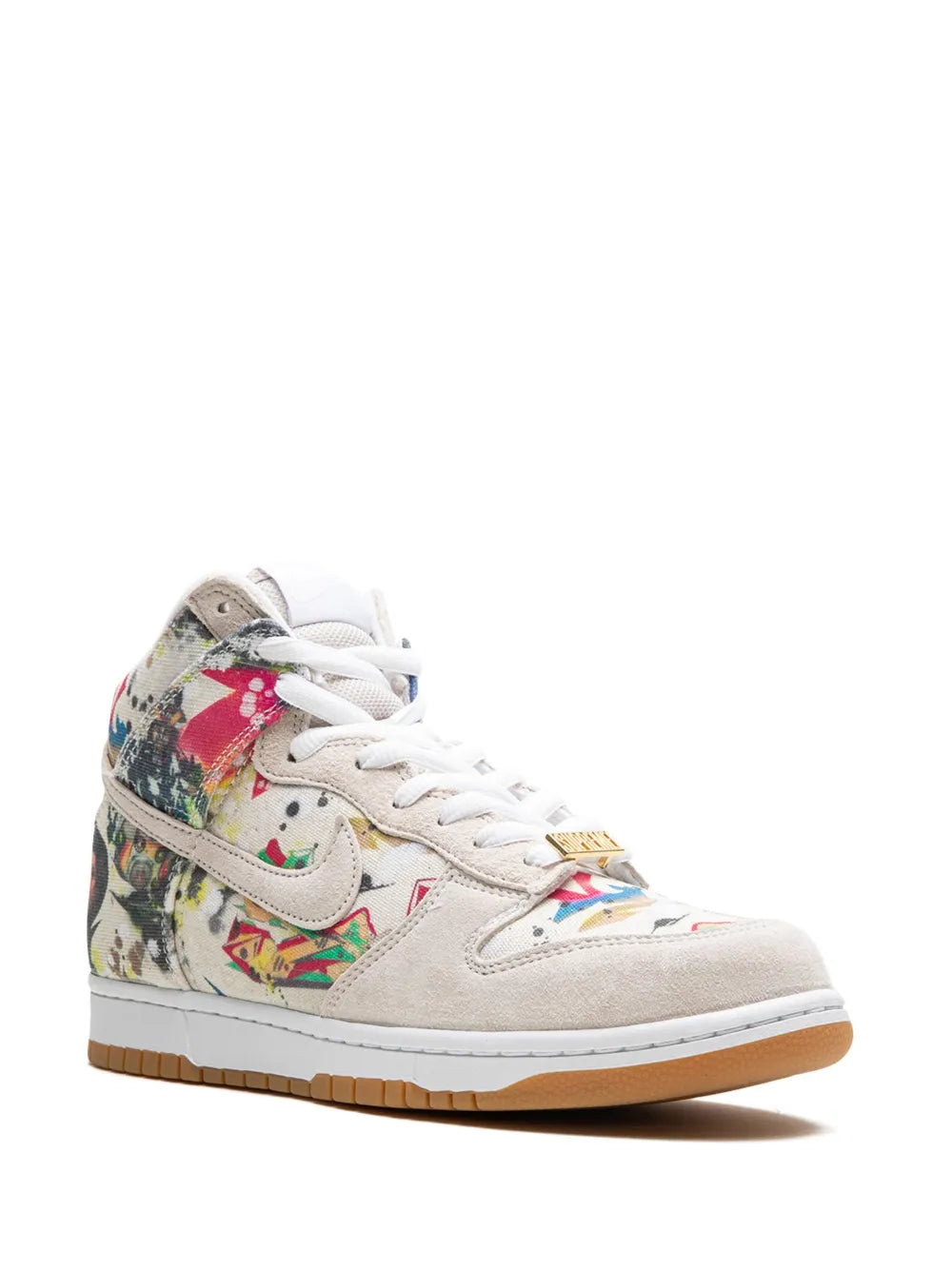 Nike x Supreme SB Dunk High "Rammellzee" sneakers
