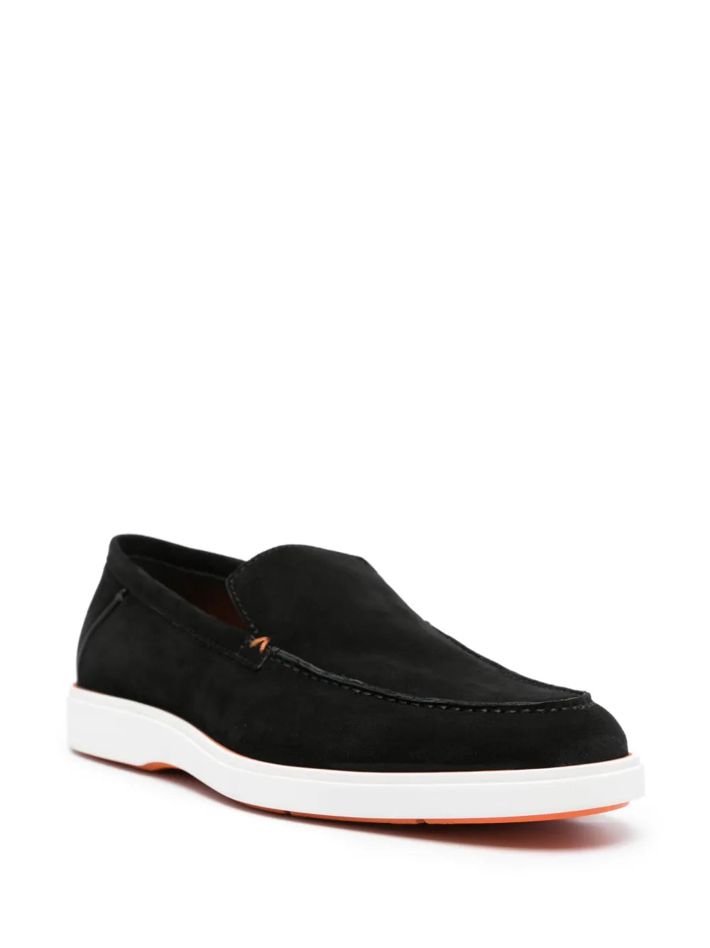 Santoni Drain suede loafers