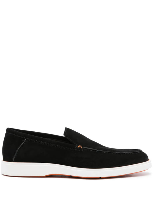 Santoni Drain suede loafers