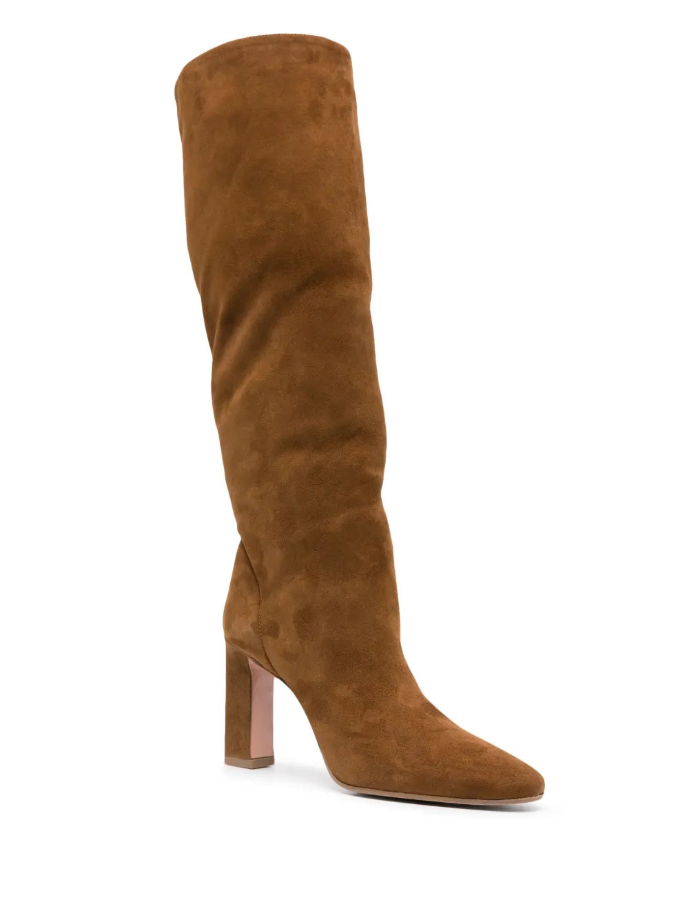 Aquazzura 87mm knee-high suede boots