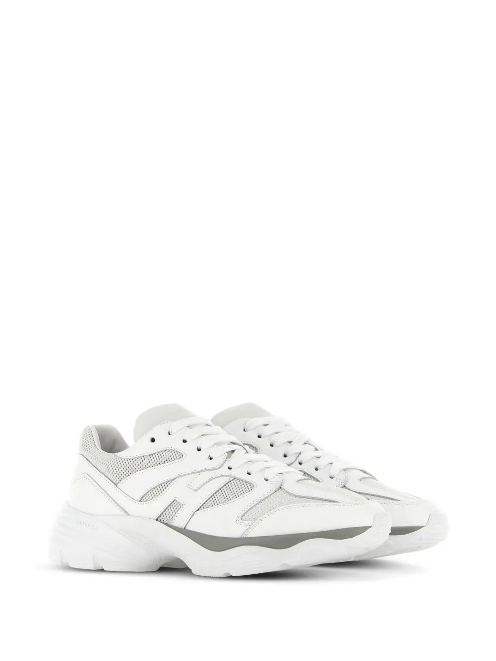 Hogan panelled low-top sneakers