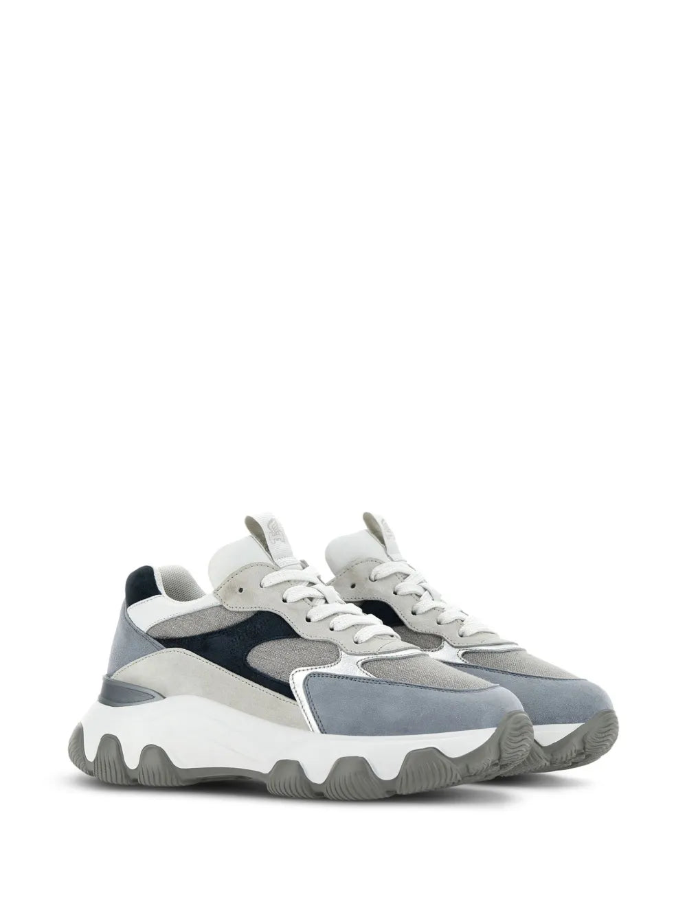 Hogan Hyperactive panelled suede sneakers