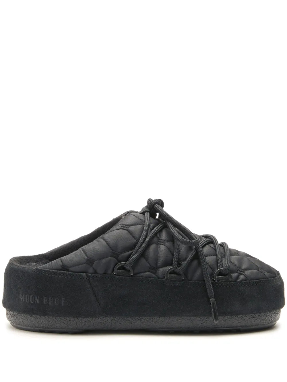 Moon Boot quilted lace-up mules
