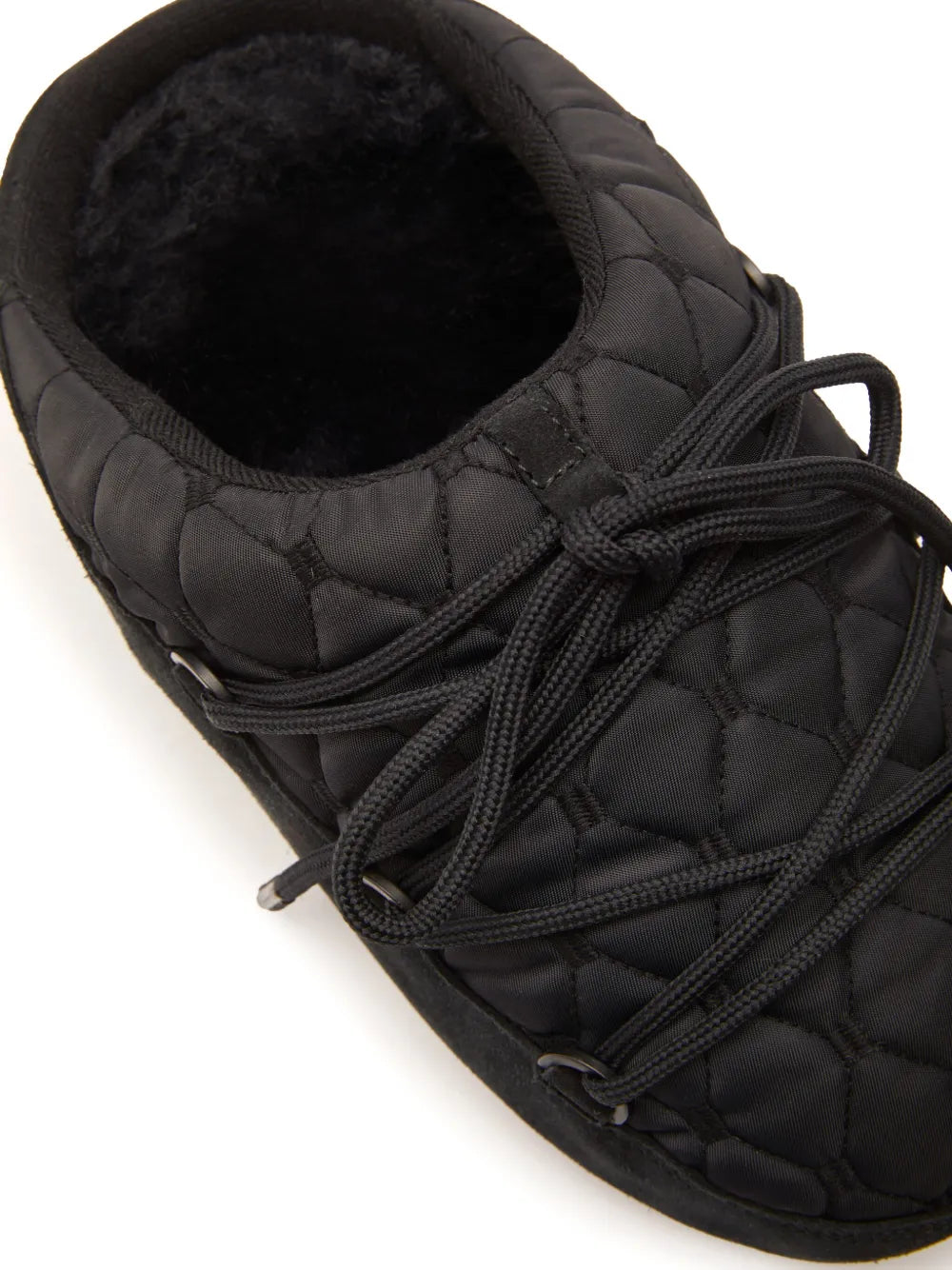 Moon Boot quilted lace-up mules
