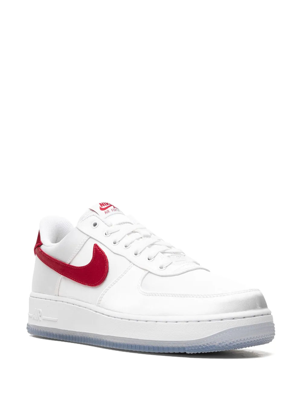 Nike Air Force 1 Low '07 "Satin White/Varsity Red" sneakers