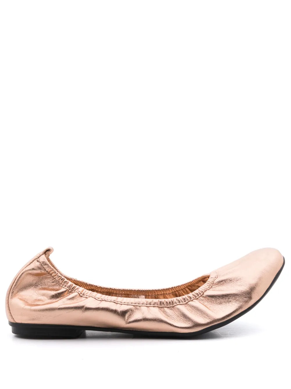 Sarah Chofakian Julia metallic ballerina shoes