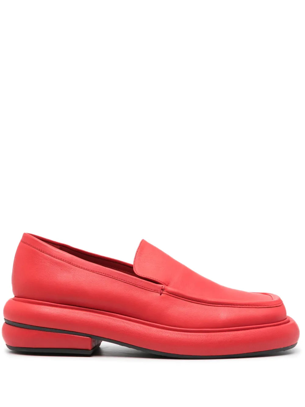Eckhaus Latta 50mm square-toe leather loafers