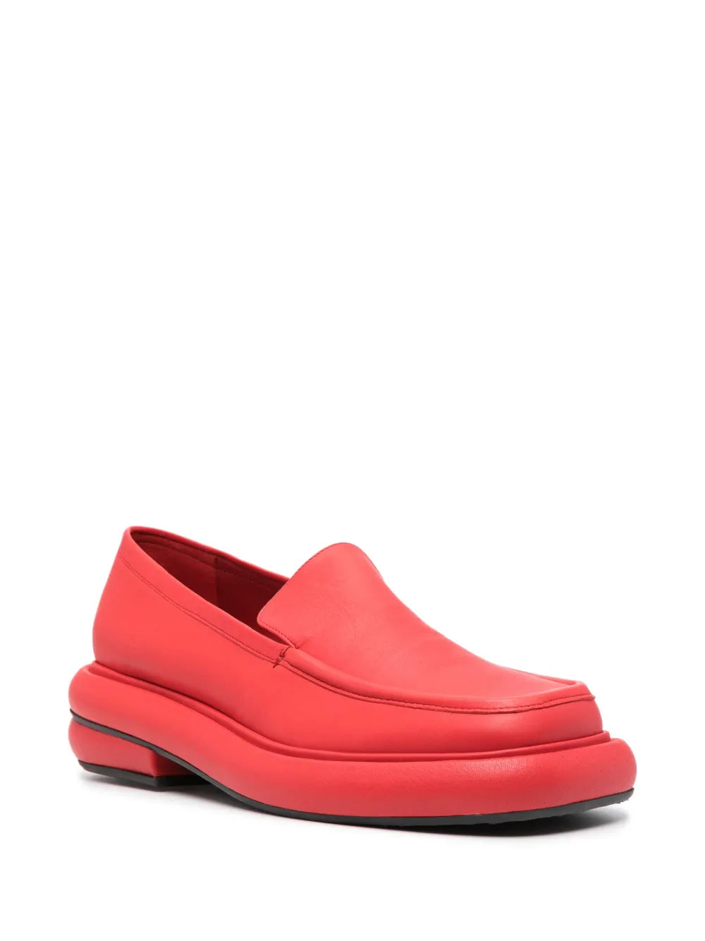 Eckhaus Latta 50mm square-toe leather loafers