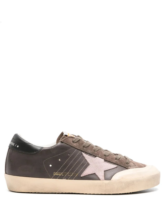Golden Goose Superstar panelled sneakers