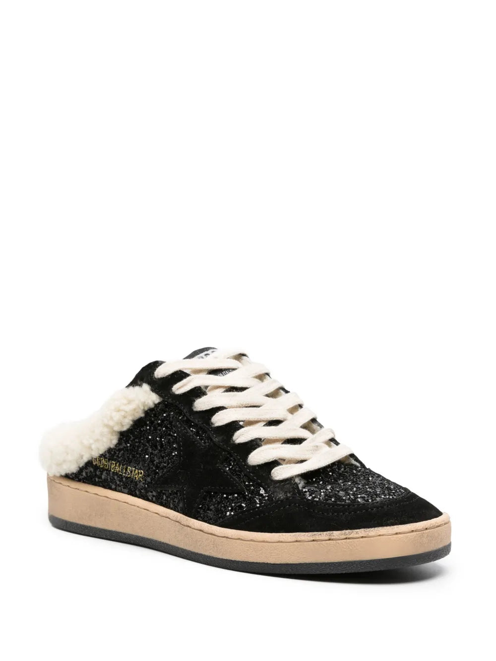 Golden Goose Ball-Star Sabot suede slip-on sneakers