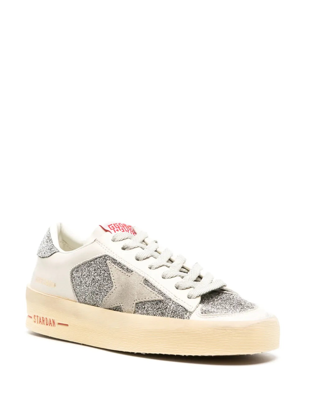 Golden Goose Stardan crystal-embellished leather sneakers