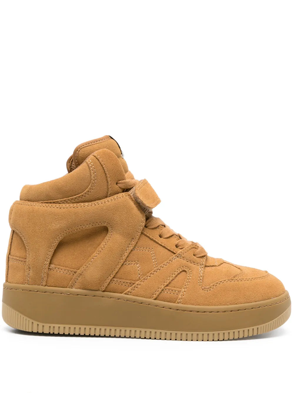 ISABEL MARANT Brooklee hi-top suede sneakers