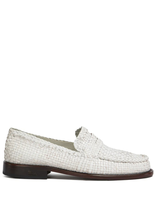 Marni interwoven-design leather loafers