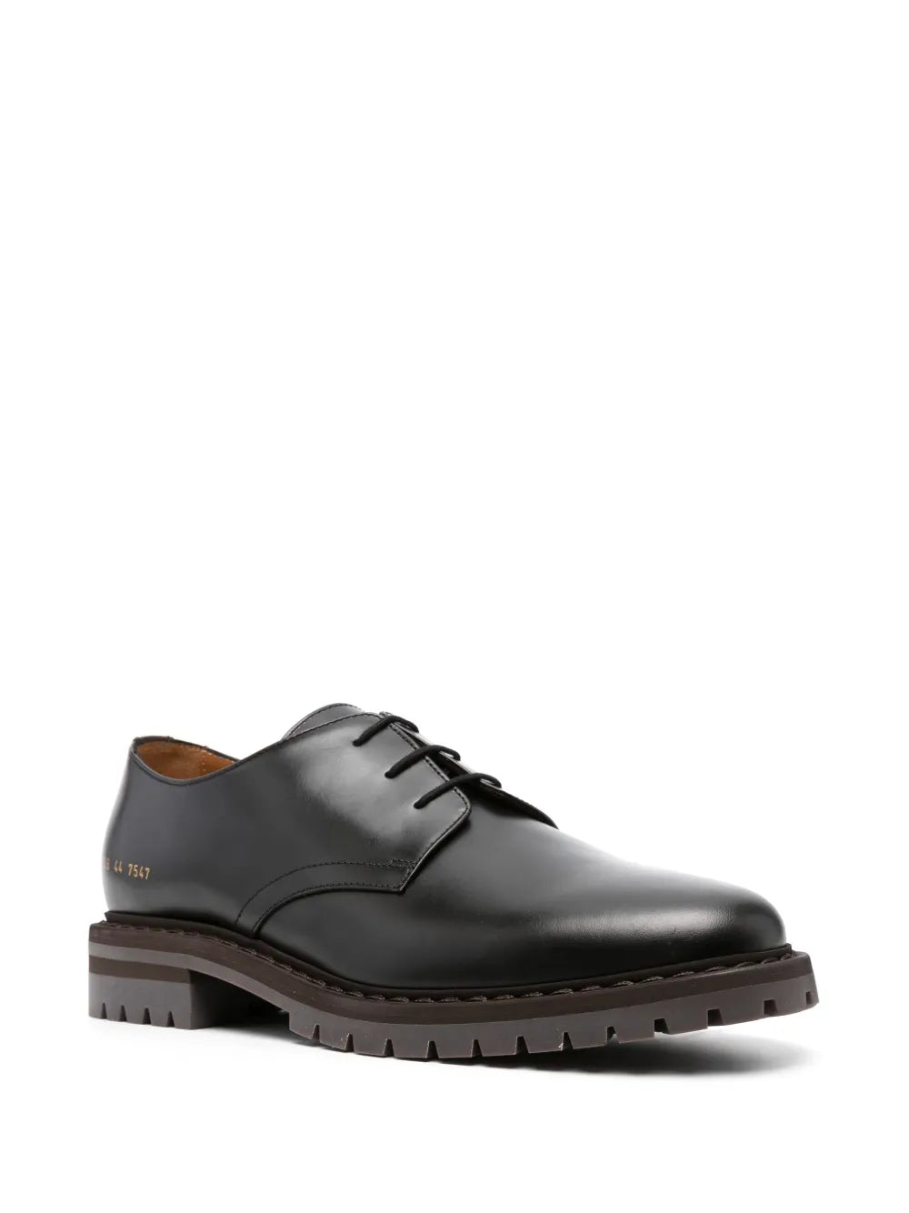 Common Projects serial-number leather Derby shoes