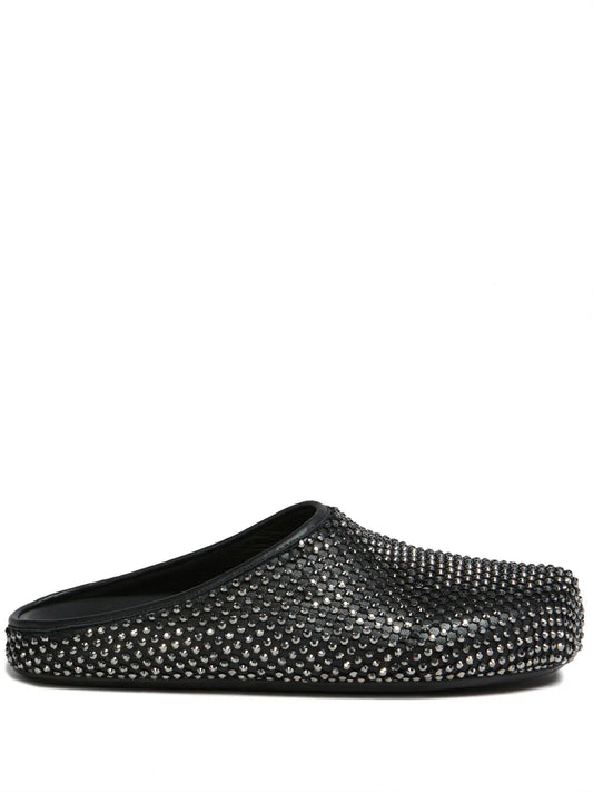 Marni crystal-embellished leather sandals