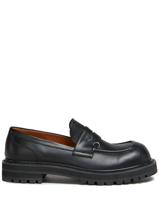 Marni penny-slot leather loafers