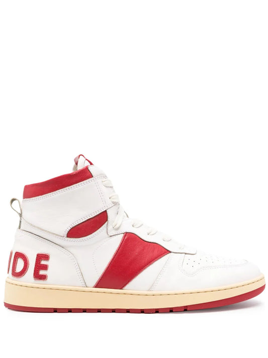 RHUDE Rhecess high-top leather sneakers 