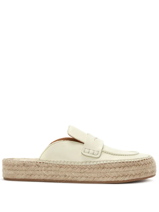 JW Anderson leather espadrille loafers