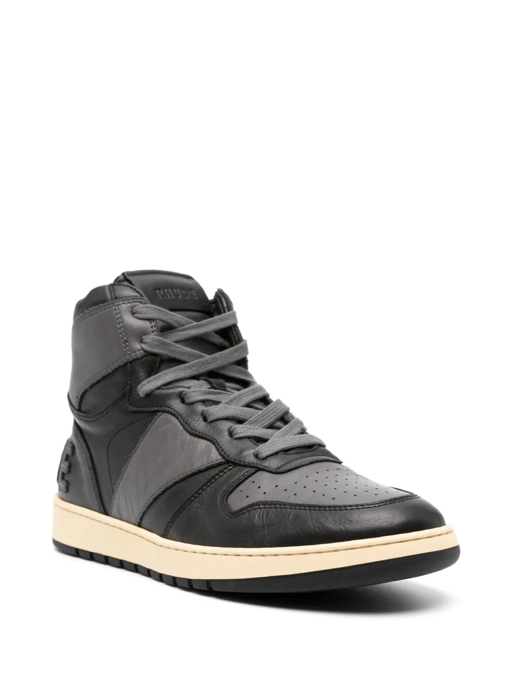 RHUDE Rhecess high-top leather sneakers