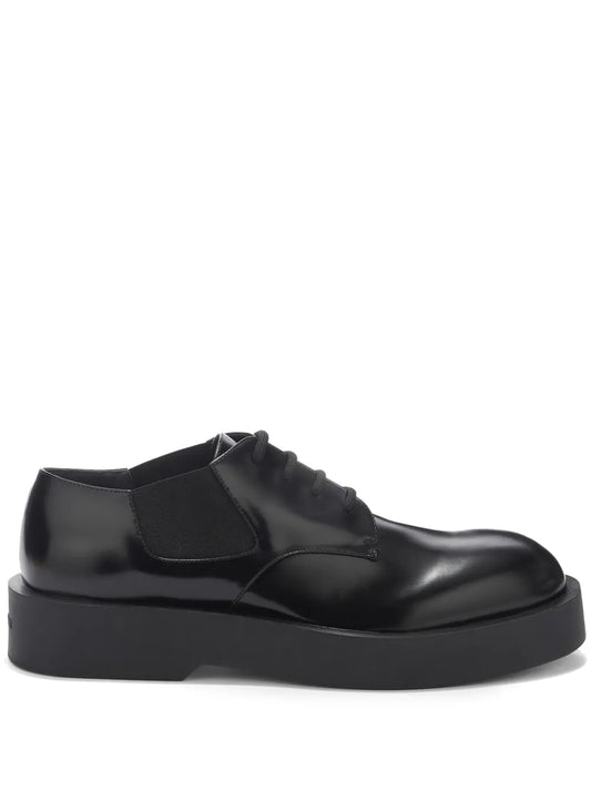 Jil Sander chunky-sole leather Derby shoes