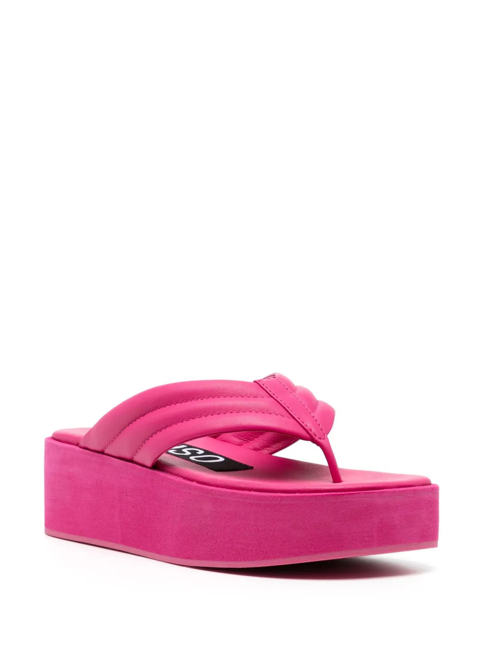 Senso Reese platform leather flip-flops
