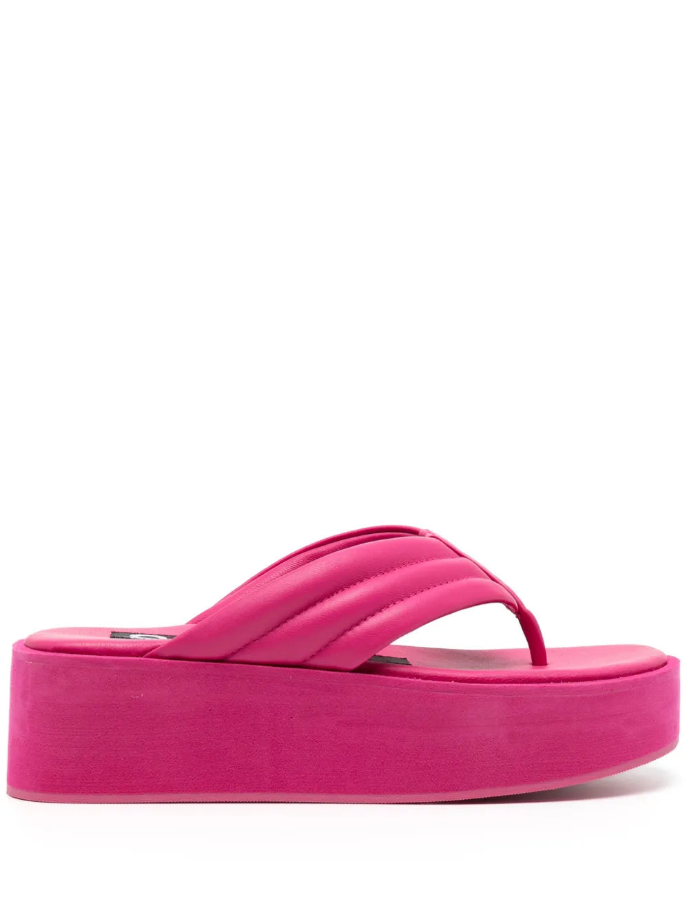 Senso Reese platform leather flip-flops
