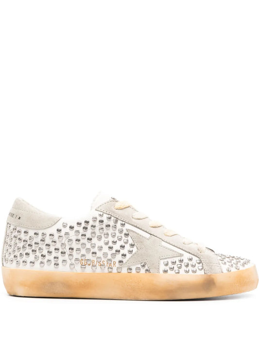 Golden Goose Super Star crystal-embellished sneakers