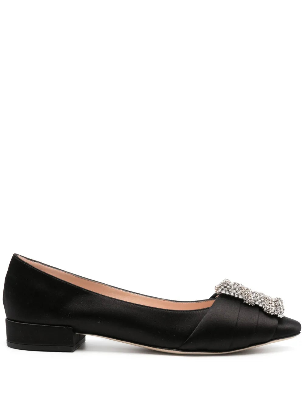 Rodo crystal-embellished ballerina shoes