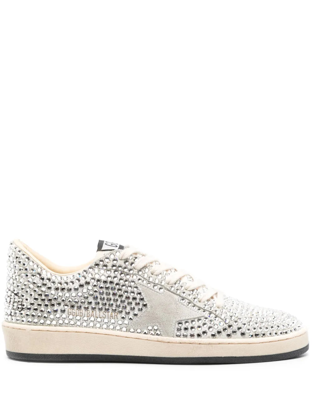 Golden Goose Ball Star rhinestone -embellished suede sneakers
