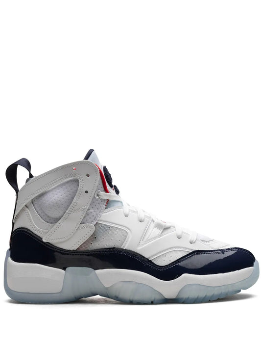 Jordan Jumpman Two Trey "White/Navy/University Red" sneakers
