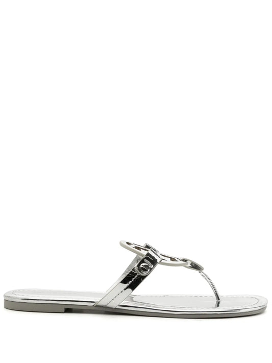 Tory Burch Miller metallic flip flop