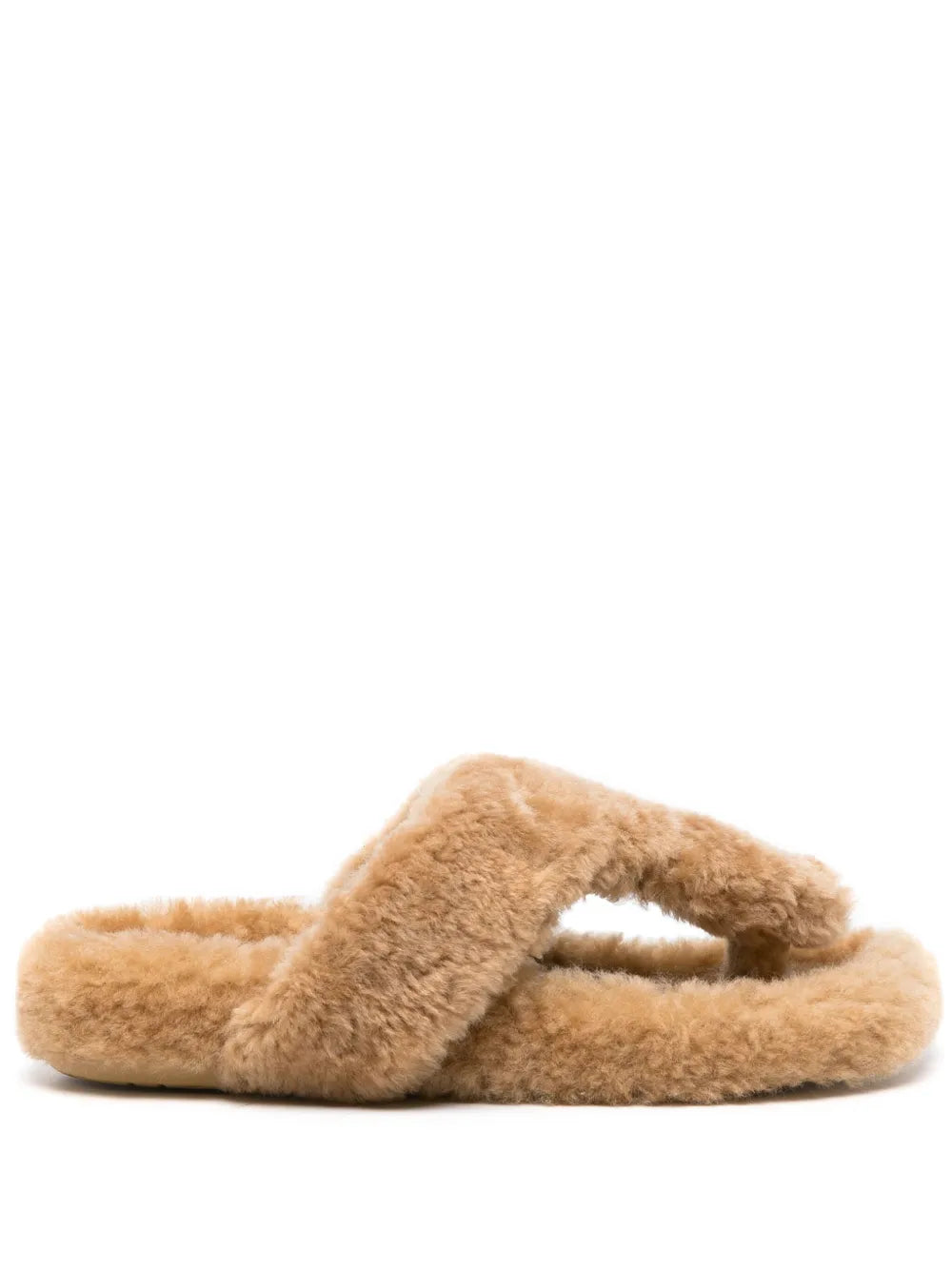 LOEWE Ease Toe post shearling sandals
